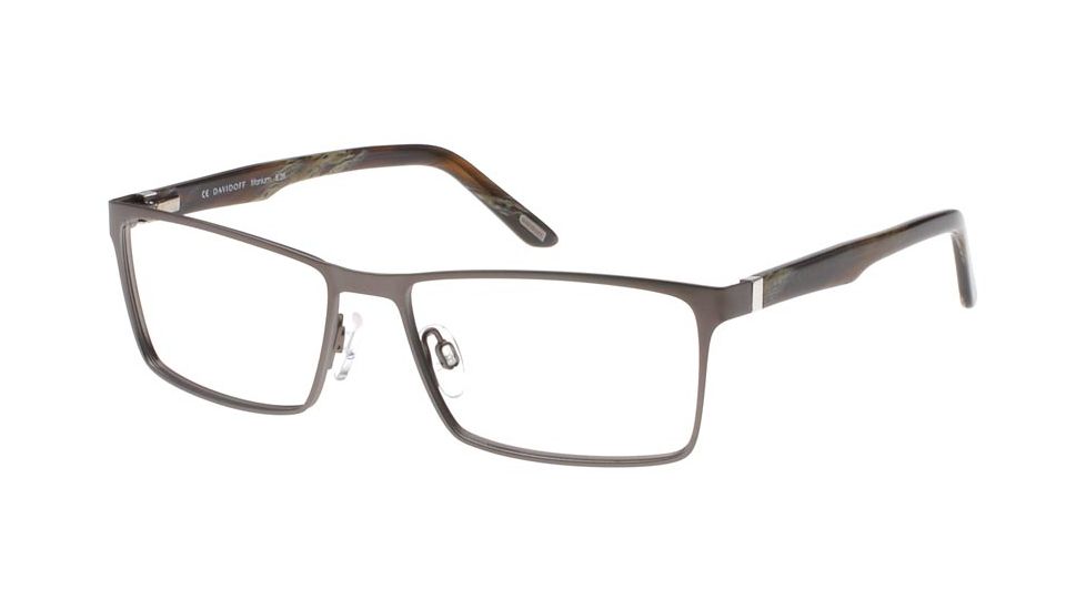 Jaguar 39505 Eyeglass Frames, Male, Gunmetal-Horn Frame, 56-16-140 39505-650