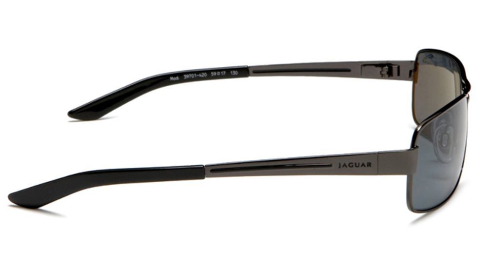 Jaguar 39701 Sunglasses with No-Line Progressive Rx Prescription Lenses, Select Frame Color Gunmetal Frame