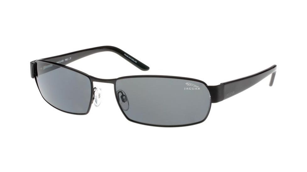 Jaguar 39704 Sunglasses - Black/Grey Polarized Lenses (610)