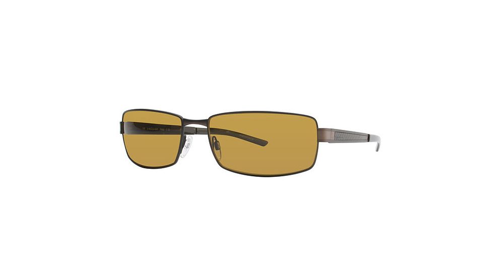 Jaguar 39705 Sunglasses, with Brown 597 Frame, and Brown Polarized Lenses 39705-597 39705-597