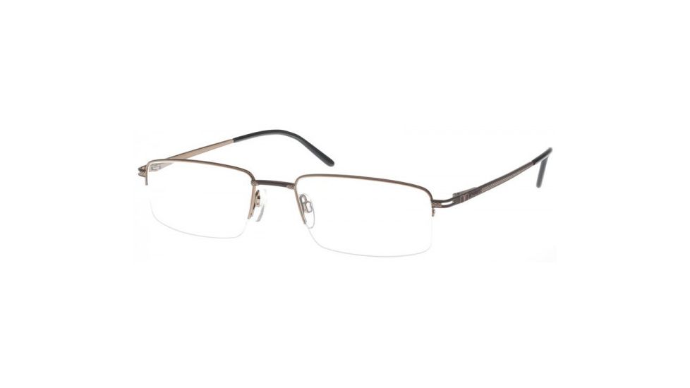 Jaguar Eyeglasses 39307 with No-Line Progressive Rx Prescription Lenses, Select Frame Color Brown Frame