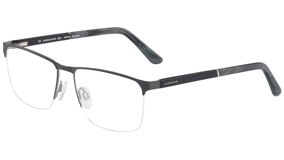 Jaguar 33089 Eyeglasses, Mens, Grey-Black, 57-16-140, JG330891063