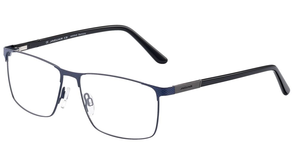 Jaguar 33094 Eyeglasses, Mens, Navy-Black, 57-15-140, JG330943100