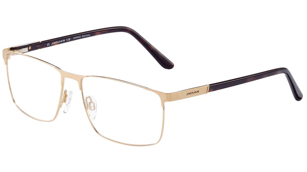 Jaguar 33094 Eyeglasses, Mens, Gold-Demi Amber, 57-15-140, JG330946000