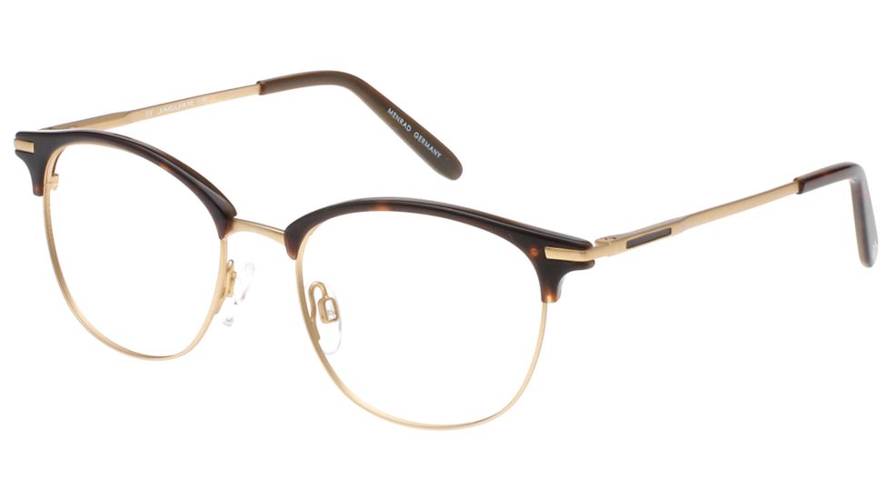 Jaguar 33706 Eyeglasses, Mens, Tortoise-Gold, 52-18-140, JG337066133