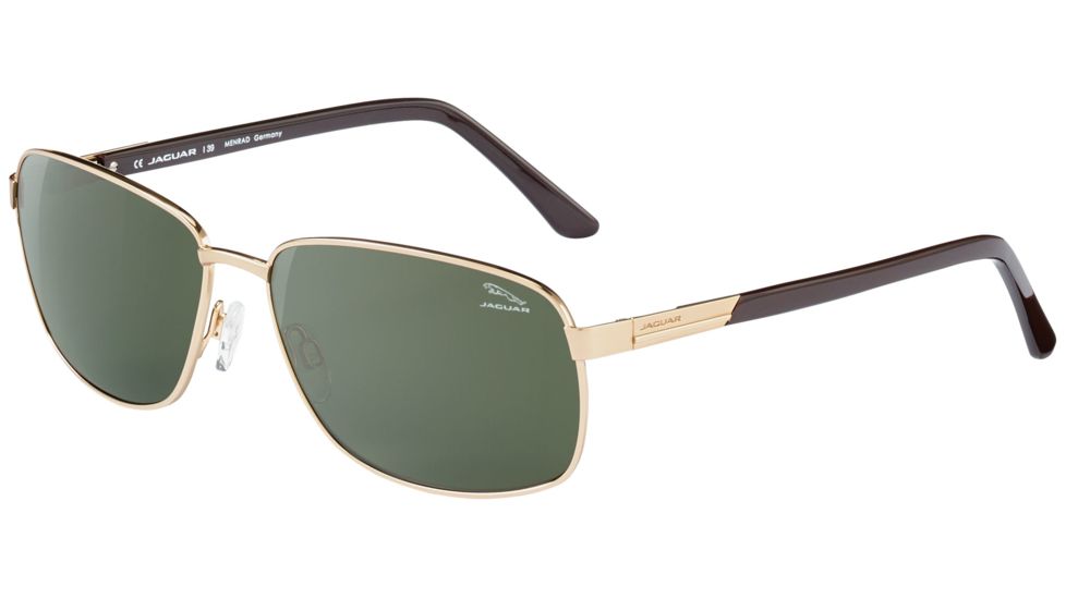 Jaguar 37351 Sunglasses, Mens, Gold, 62-15-140, JG373516000