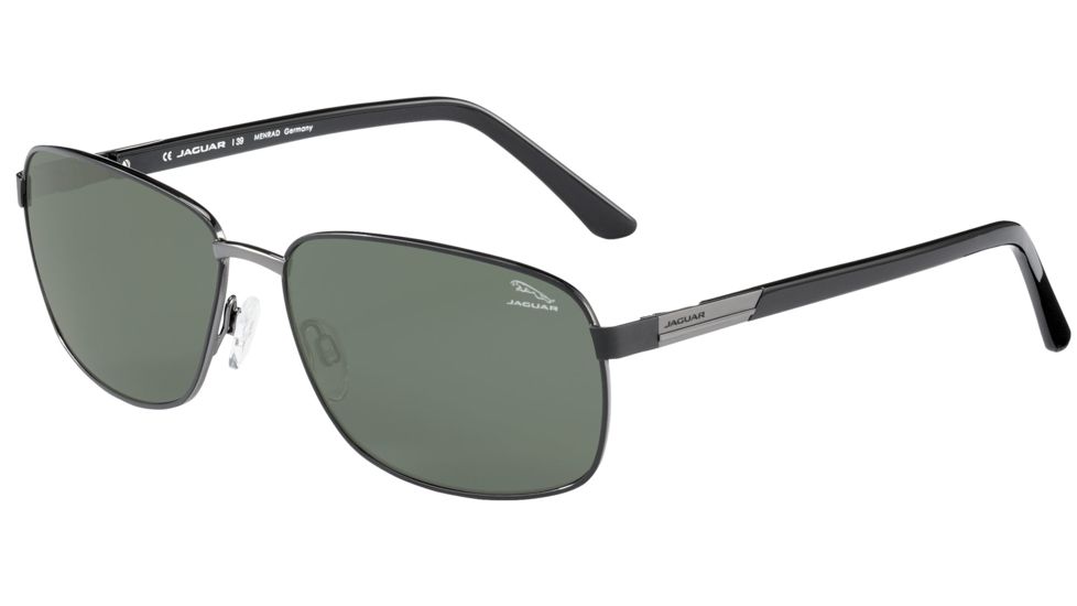 Jaguar 37351 Sunglasses, Mens, Black-Silver, 62-15-140, JG373516100