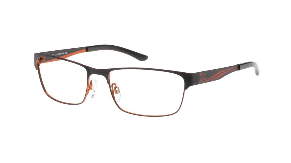 Jaguar Spirit 33561 Mens Eyeglasses, Matte Navy-Orange, 55-17-140 33561-861