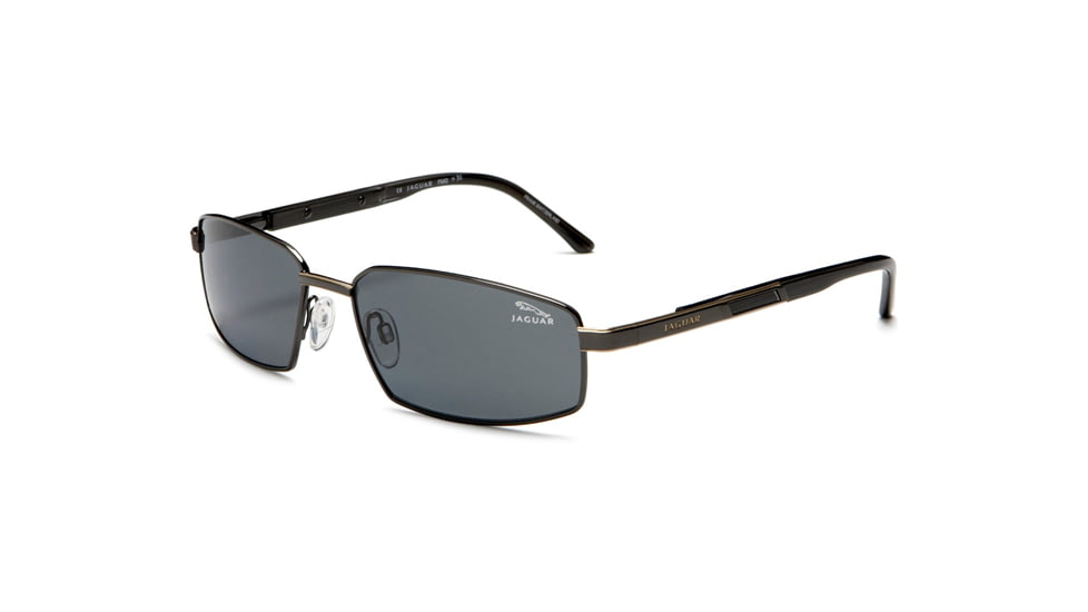 Jaguar Polarized Lenses Sunglasses, Gunmetal Frame / Grey Lenses, Polarized 37300-009