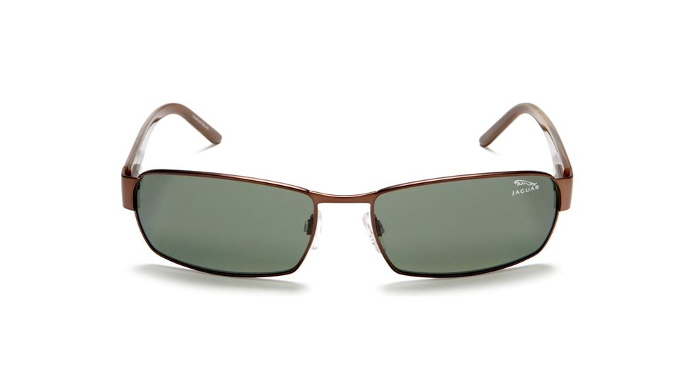 Jaguar Polarized Lenses Sunglasses 39704, Jaguar 39704 Sunglasses Styles Brown Frame / Green Polarized Lenses