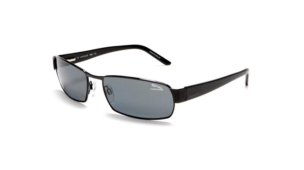 Jaguar Polarized Lenses Sunglasses 39704, Jaguar 39704 Sunglasses Styles Black Frame / Grey Polarized Lenses
