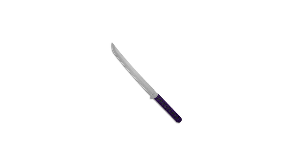 Jake Hoback Knives Jake Hoback Knives Kwaichete Fixed Blade Knife Purple Cord/Stingray 12"SW, Purple, 154CM, adult, BHQ-177914