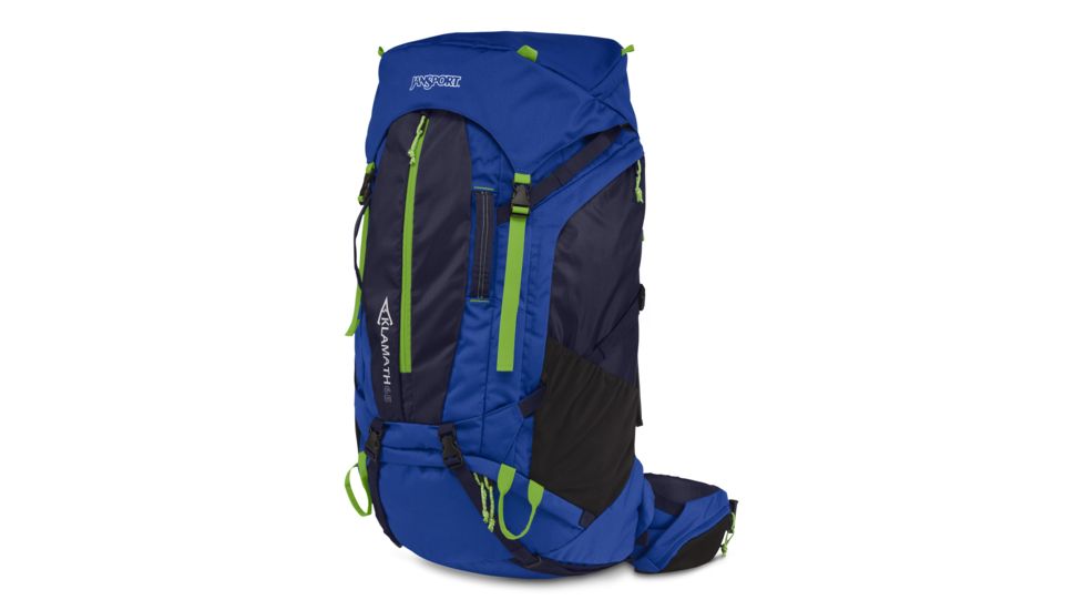 Jansport Klamath 65 Backpack-Blue Streak/Navy Moonshine