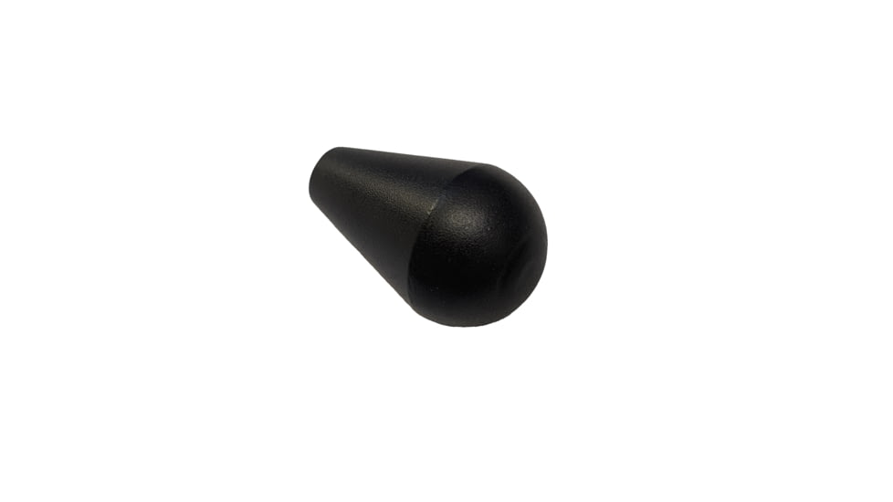JARD Bolt Action Knob, Tear Drop, Outer Diameter 0.850in, Length 1.450in, 5/16x25, Aluminum, Black, 4011