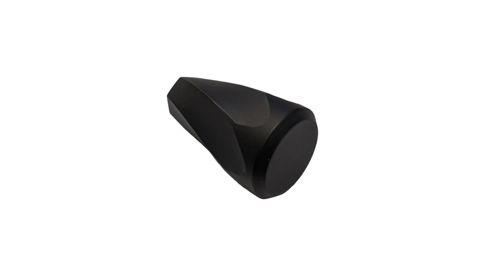 JARD Bolt Action Knob, Twisted Facet, Outer Diameter 0.875in, Length 1.4in, 5/16x28, Aluminum, Black, 4662