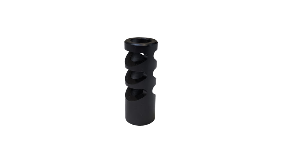 JARD Fin Brake, 9mm Luger, 3/4in, 1/2x28, 2in Length, 4140 Steel Alloy, Black, 3751