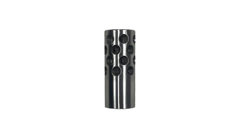 JARD Ported Brake, 7mm Remington Magnum, 1/2x28, 3/4in Diameter, 416 Stainless Steel, Stainless, 4422