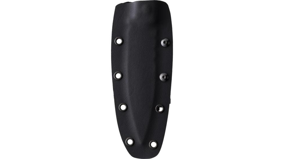 Jason Perry Blade Works 10in Hunter Fixed Blade Knife, 10in Overall, 5in 1095HC Steel Spear Point Blade, Black Canvas Micarta Handle, Kydex Sheath, 506-MICARTA-BLK
