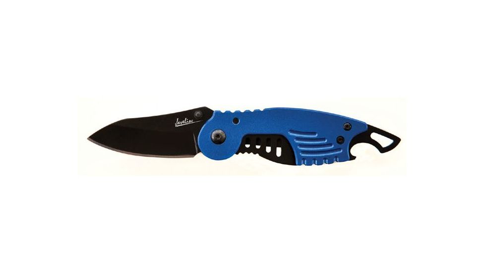 Javelin Bok Bottle Opener Knife, Blue 6630