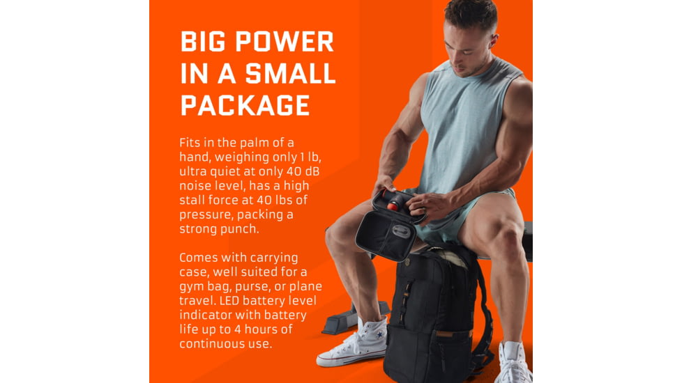 Jawku Mini Muscle Blaster, Black/Orange, MB-Mini