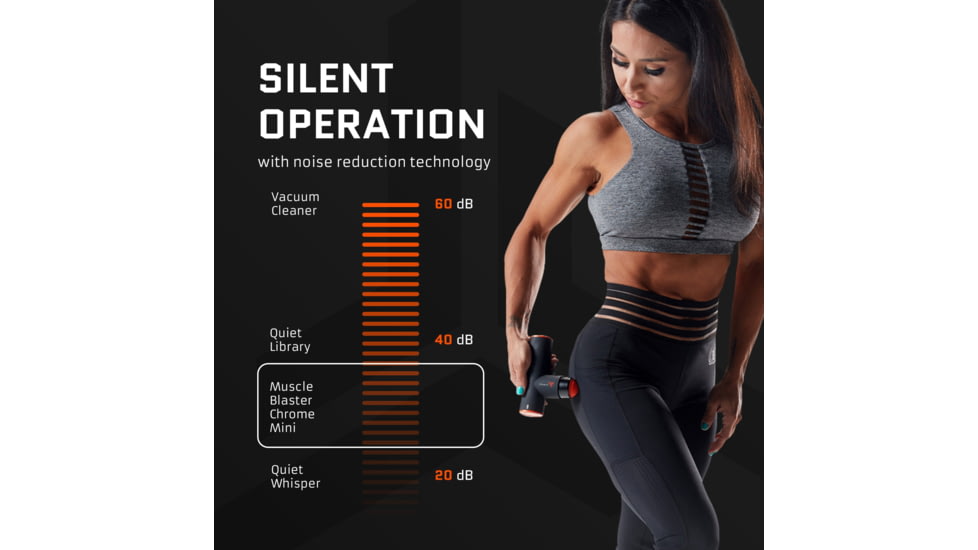 Jawku Mini Muscle Blaster, Black/Orange, MB-Mini