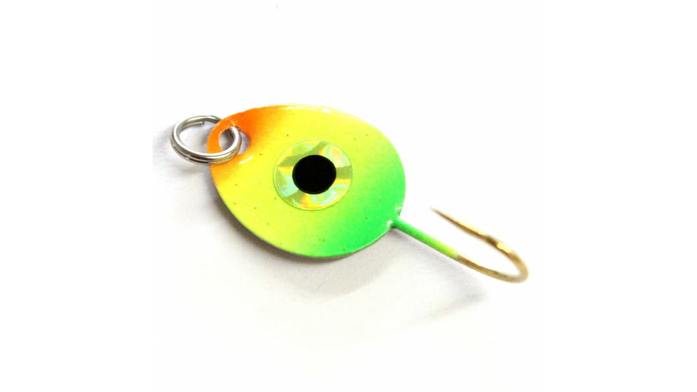 JB Lures GE838P Gem-N-Eye #8 Neon-Frog 2/Pack, GE838P