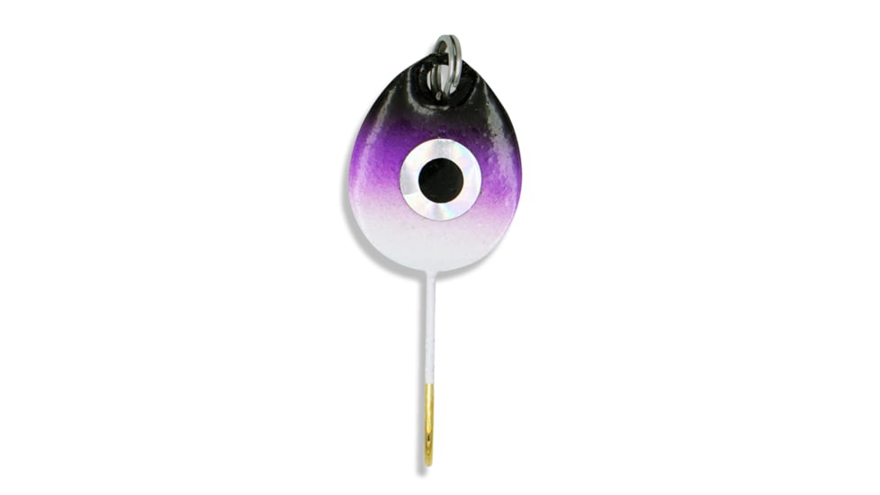 JB Lures GE846P Gem-N-Eye #8 Blk-Purple-Glow 2/Pack, GE846P