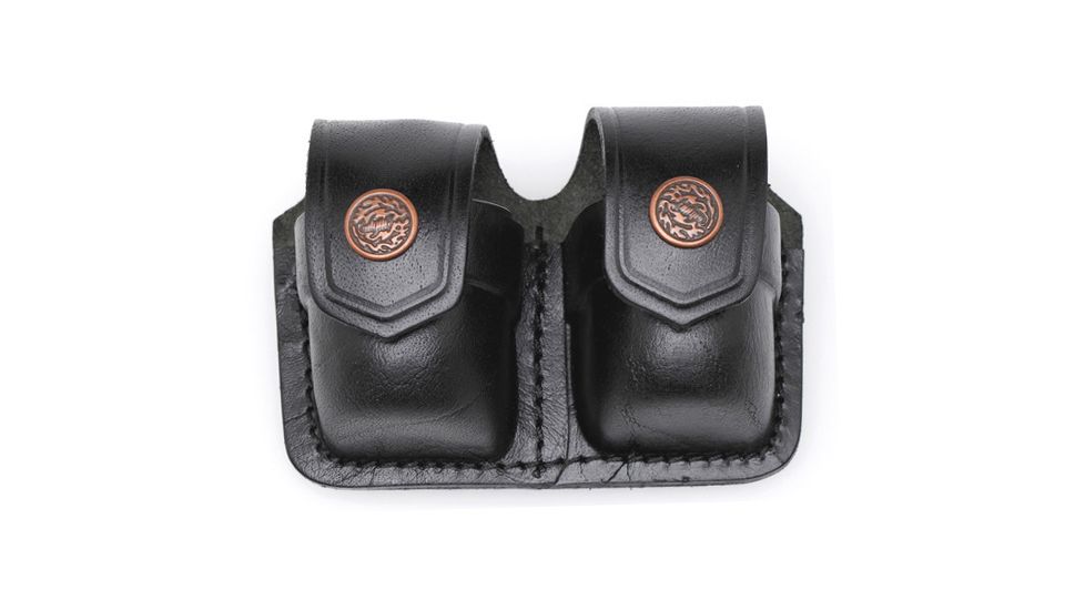 JBP Holsters Double/Single Speedloader Case, 38 Special / .357, Black, 038BLK