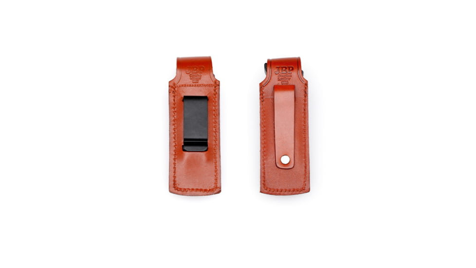 JBP Holsters Magazine Case, Double Stack, 9mm, .40, Brown, 005BRN