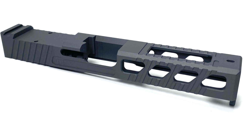 JCS Weapon Designs G17 Bonesaw Slide, RMR Cut, Glock 17, Sniper Grey, G17-BSS-RMR-SGR