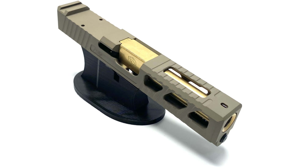 JCS Weapon Designs G19 Bonesaw Slide, RMR Cut, Glock 19, FDE, G19-BSS-RMR-FDE