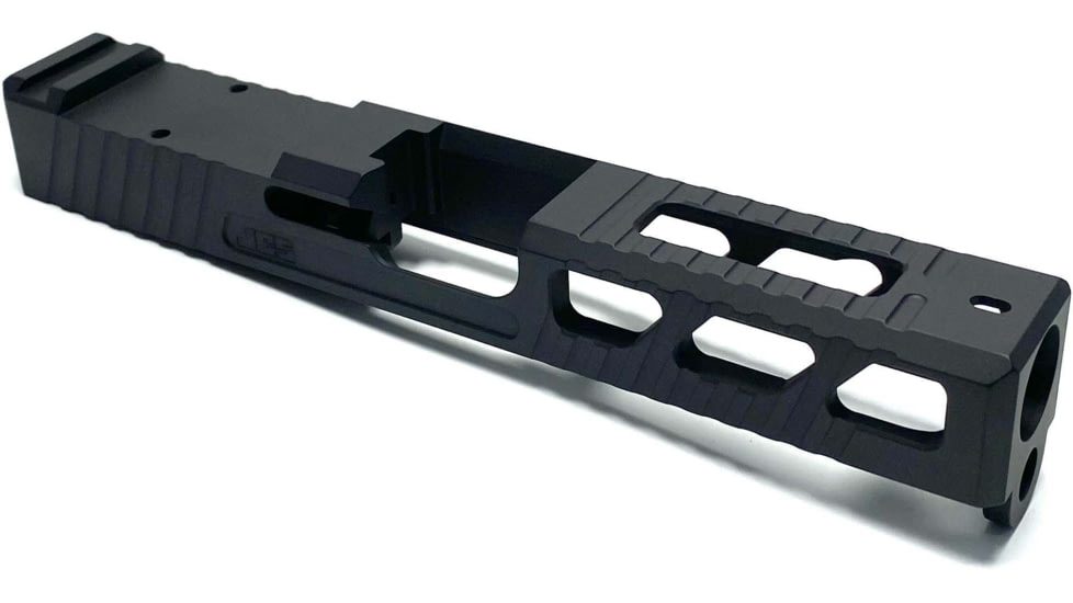 JCS Weapon Designs G19 Bonesaw Slide, RMR Cut, Glock 19, Graphite Black, G19-BSS-RMR-BLK