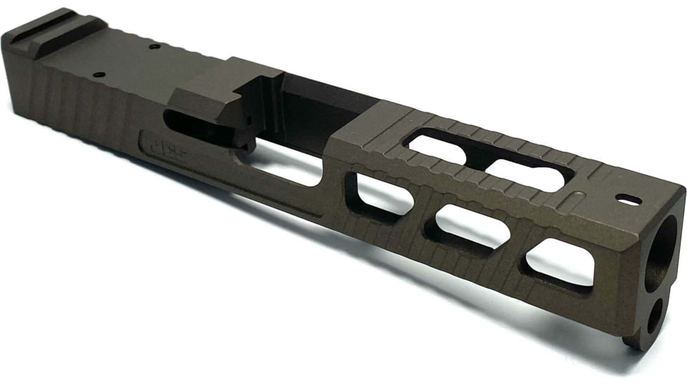 JCS Weapon Designs G19 Bonesaw Slide, RMR Cut, Glock 19, Midnight Bronze, G19-BSS-RMR-MBZ