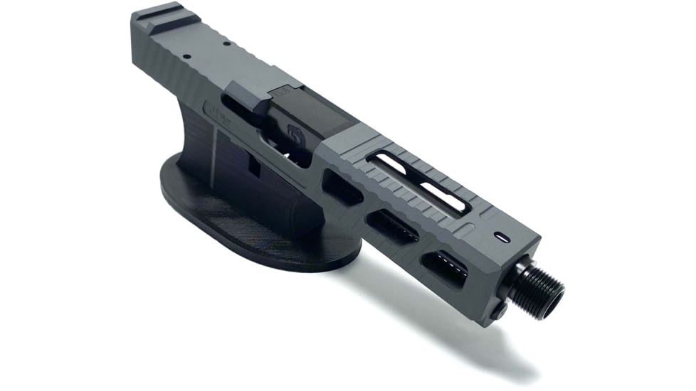 JCS Weapon Designs G19 Bonesaw Slide, RMR Cut, Glock 19, Sniper Grey, G19-BSS-RMR-SGR