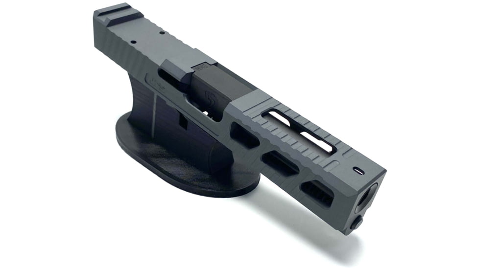 JCS Weapon Designs G19 Bonesaw Slide, RMR Cut, Glock 19, Sniper Grey, G19-BSS-RMR-SGR