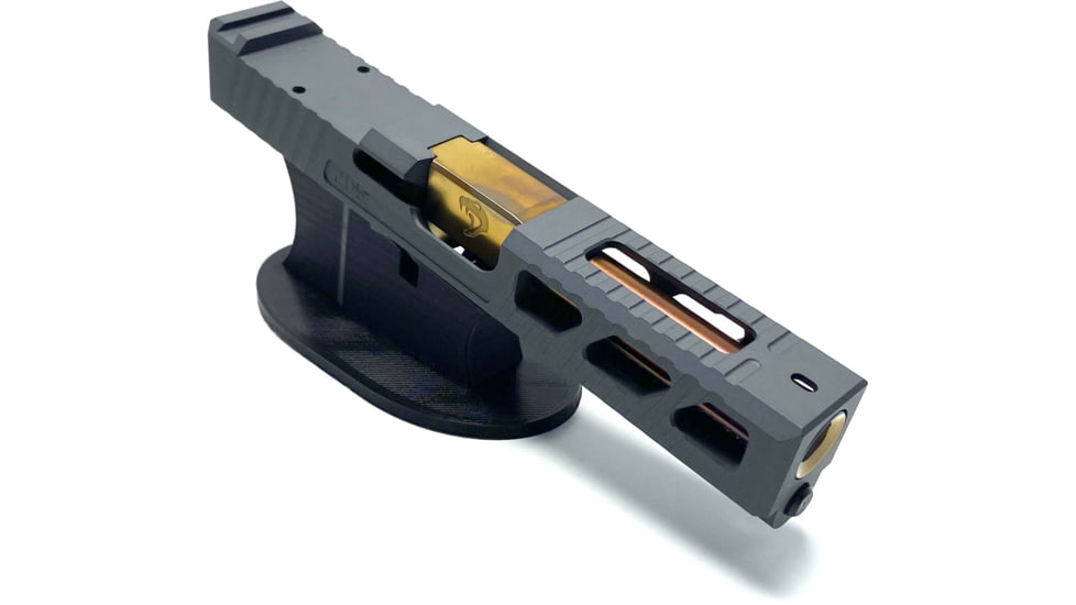 JCS Weapon Designs G19 Bonesaw Slide, RMR Cut, Glock 19, Sniper Grey, G19-BSS-RMR-SGR