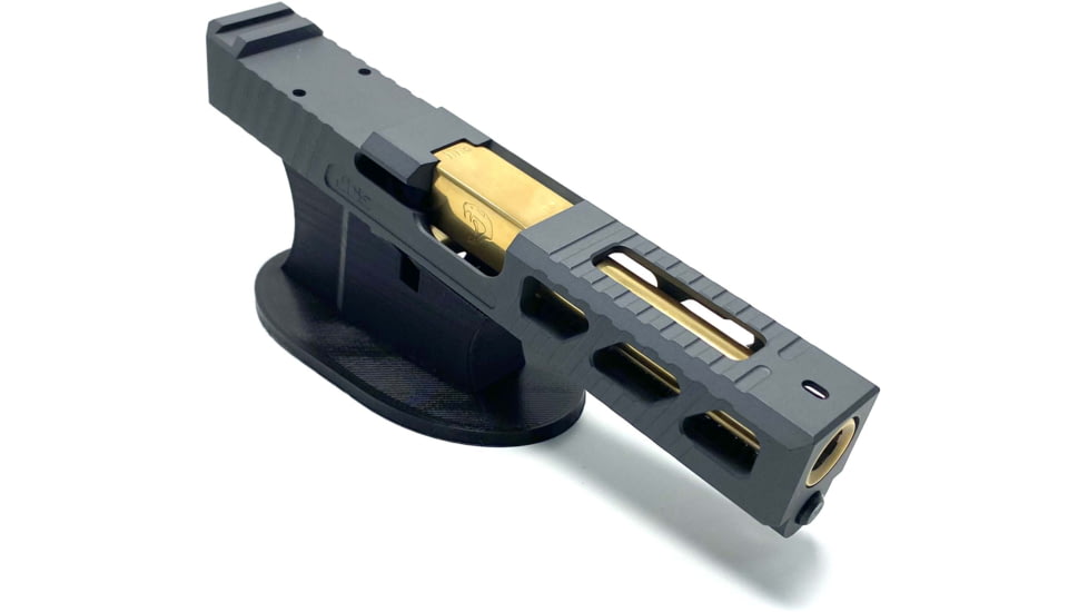 JCS Weapon Designs G19 Bonesaw Slide, RMR Cut, Glock 19, Sniper Grey, G19-BSS-RMR-SGR