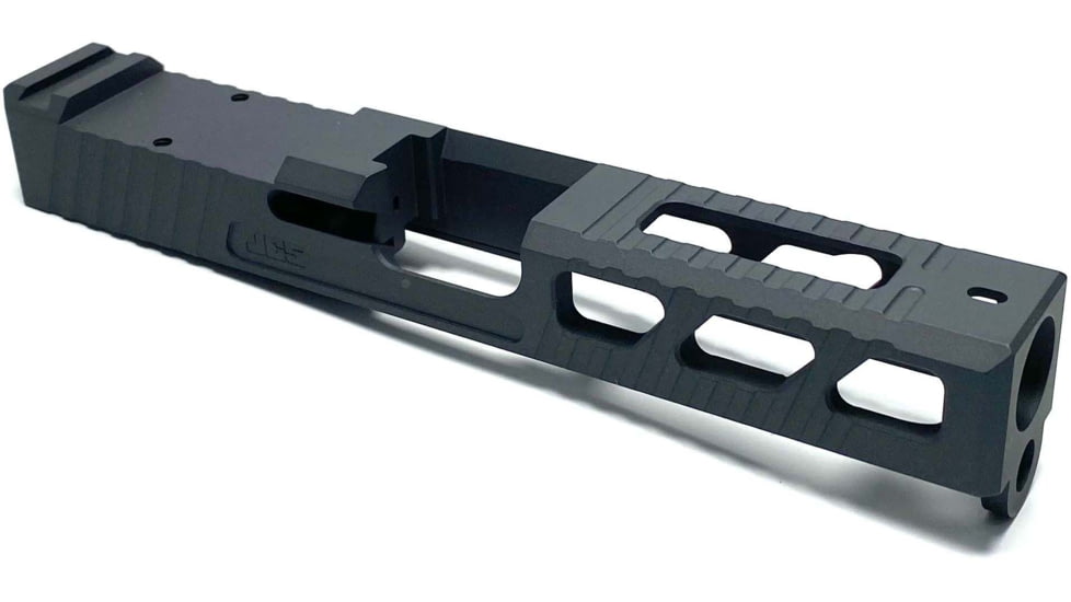 JCS Weapon Designs G19 Bonesaw Slide, RMR Cut, Glock 19, Sniper Grey, G19-BSS-RMR-SGR