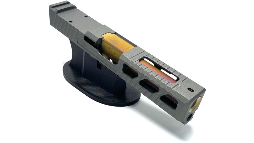 JCS Weapon Designs G19 Bonesaw Slide, RMR Cut, Glock 19, Tungsten, G19-BSS-RMR-TUN