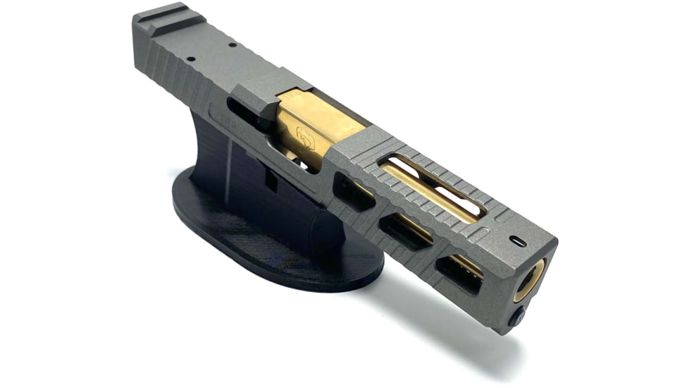 JCS Weapon Designs G19 Bonesaw Slide, RMR Cut, Glock 19, Tungsten, G19-BSS-RMR-TUN