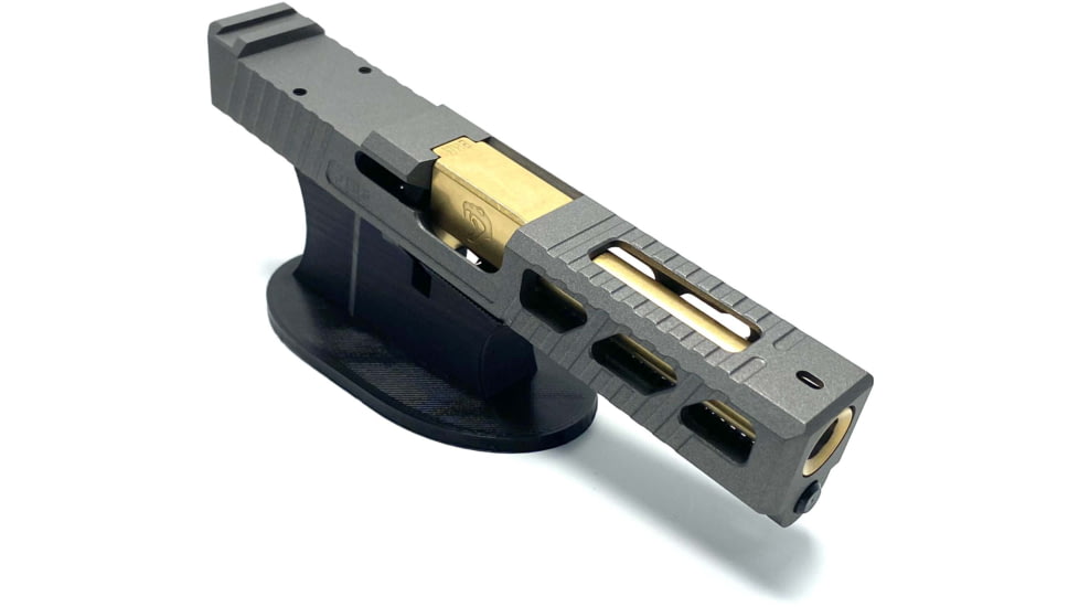 JCS Weapon Designs G19 Bonesaw Slide, RMR Cut, Glock 19, Tungsten, G19-BSS-RMR-TUN