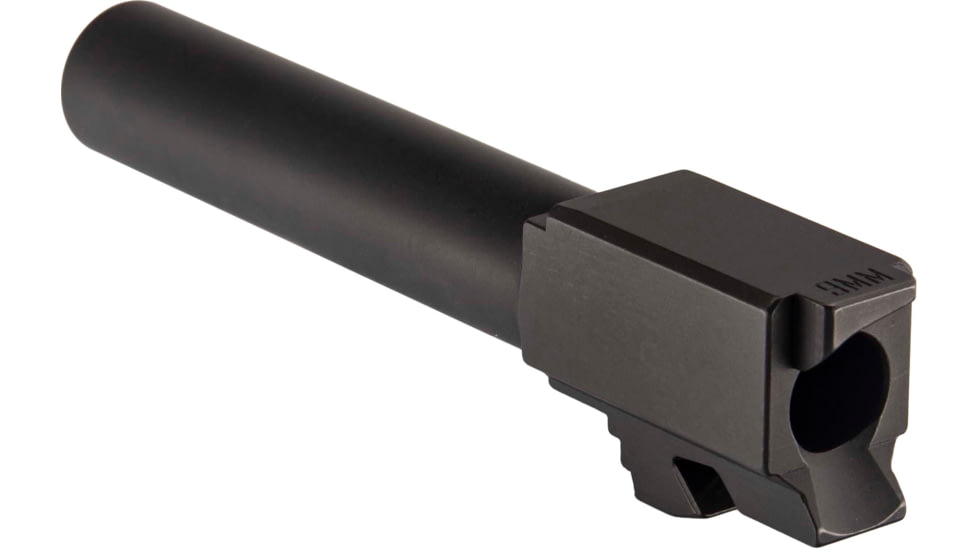 JCS Weapon Designs G19 V1 Flushed/Crowned Match Grade Drop In Barrel, Black Nitride, G19-BBL-V1FC-BLKN