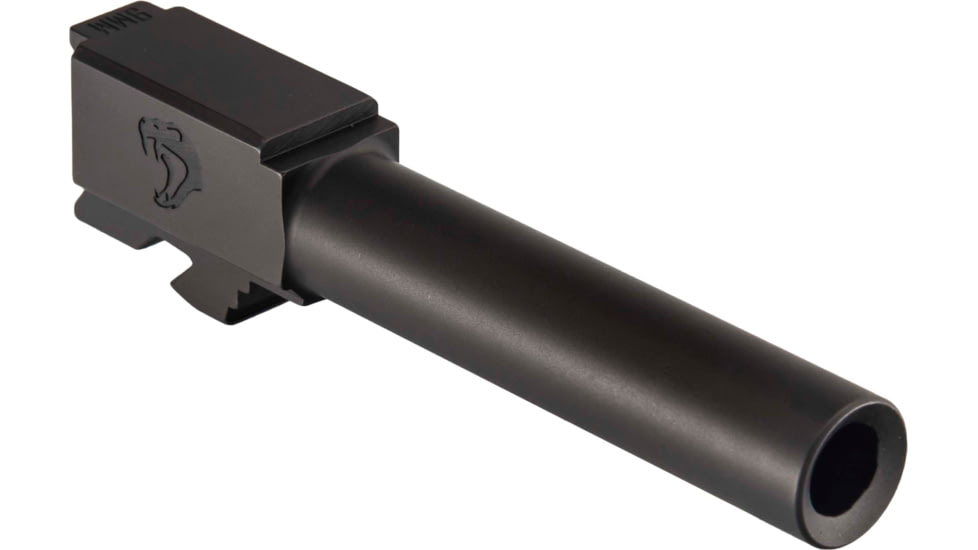 JCS Weapon Designs G19 V1 Flushed/Crowned Match Grade Drop In Barrel, Black Nitride, G19-BBL-V1FC-BLKN