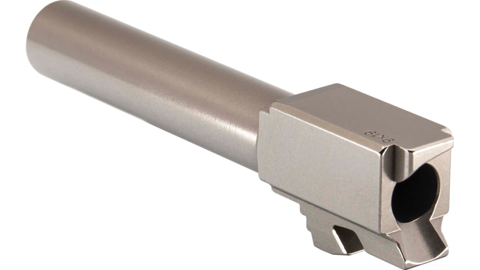 JCS Weapon Designs G19 V1 Flushed/Crowned Match Grade Drop In Barrel, Nickel Boron Diamond Polish, G19-BBL-V1FC-NBDP