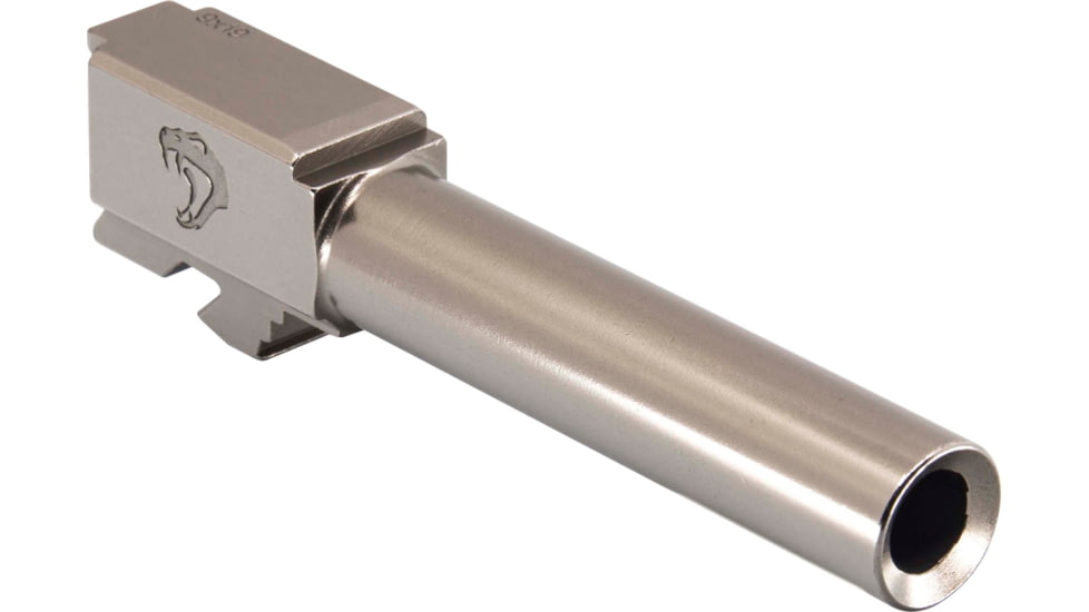 JCS Weapon Designs G19 V1 Flushed/Crowned Match Grade Drop In Barrel, Nickel Boron Diamond Polish, G19-BBL-V1FC-NBDP