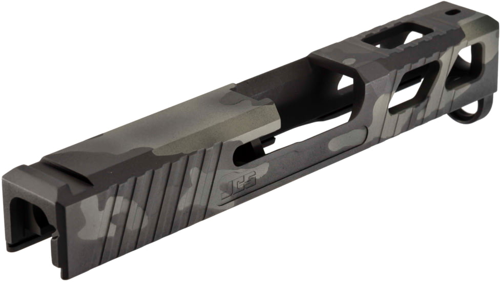 JCS Weapon Designs G43 Bonesaw Slide, No Cut, Glock 43/43X/Polymer 80, Multicam Black, G43-BSS-NO-MCB, EDEMO1