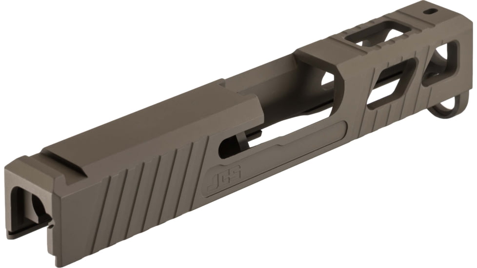 JCS Weapon Designs G43 Bonesaw Slide, No Cut, Glock 43/43X/Polymer 80, OD Green, G43-BSS-NO-ODG