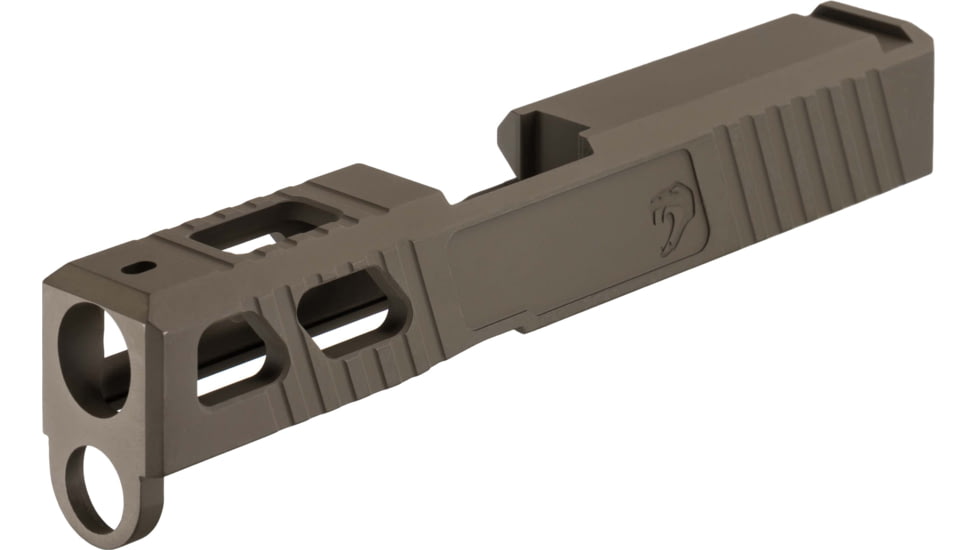 JCS Weapon Designs G43 Bonesaw Slide, No Cut, Glock 43/43X/Polymer 80, OD Green, G43-BSS-NO-ODG