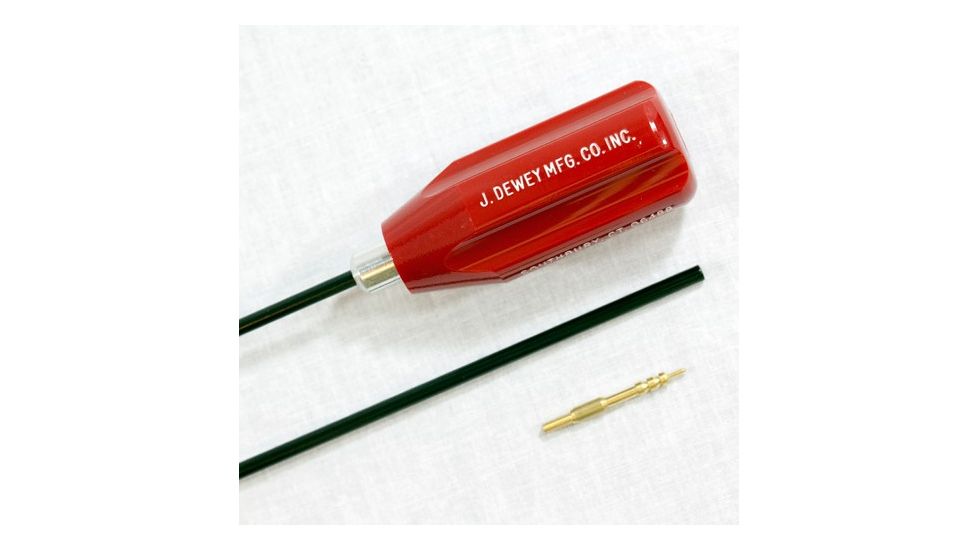 J. Dewey 17C-11 Dewey Nylon Coated Rod, Red/Black, n/a 17C11