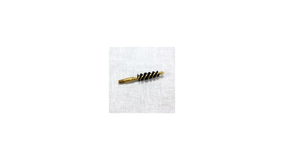 J. Dewey FB-30  .22-.30 caliber tapered nylon brush, Black/Brass, n/a FB-30